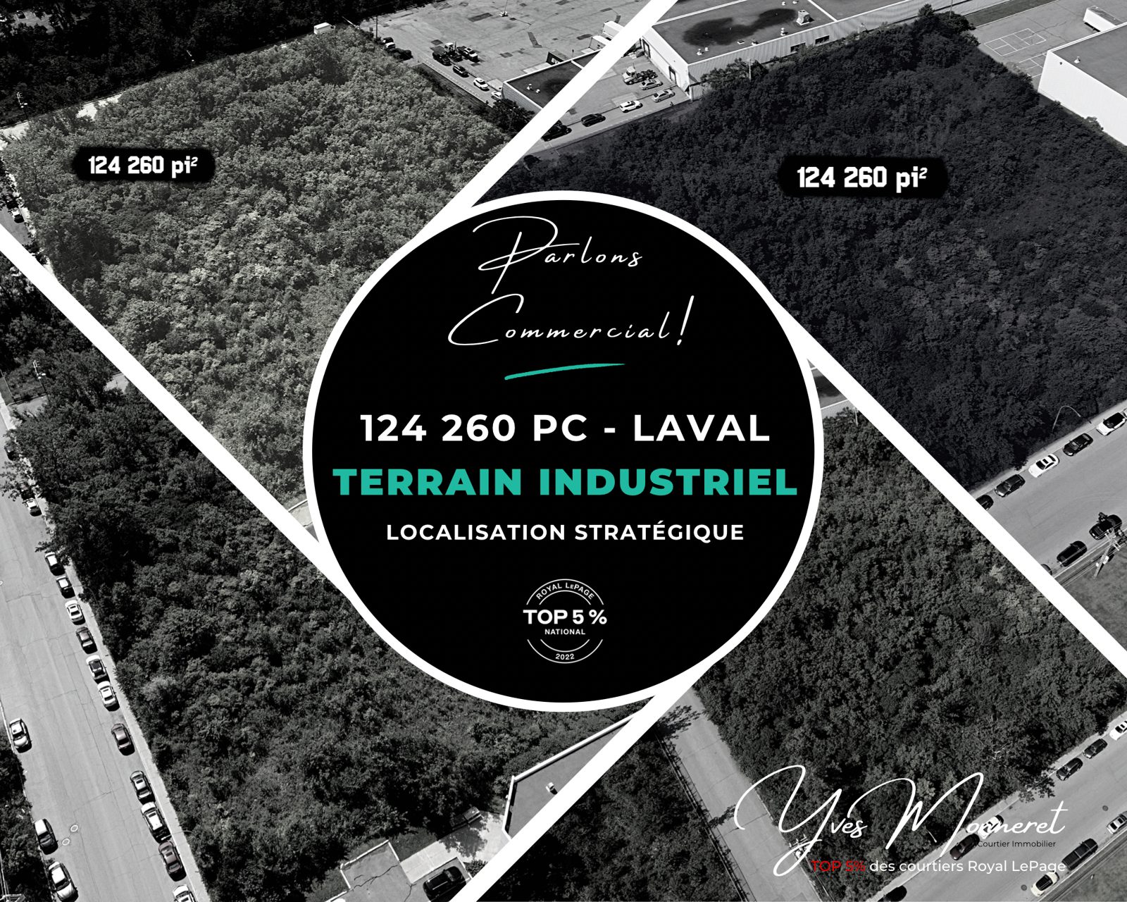 Exclusivité au Cœur de Laval Terrain de 124260 PC — photo 1